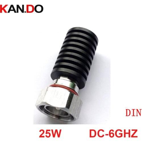 Din 7/16 RF load 25W 0-6ghz cable feeder RF COAXIAL cable jack 25W connector cable load communication converter 7/16