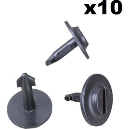 FOR AUDI 100 80 A4 A6 A8 TT WHEEL ARCH COVER FASTENER CLIPS x10 PIECES SET FOR FORVW PASSAT 97-05