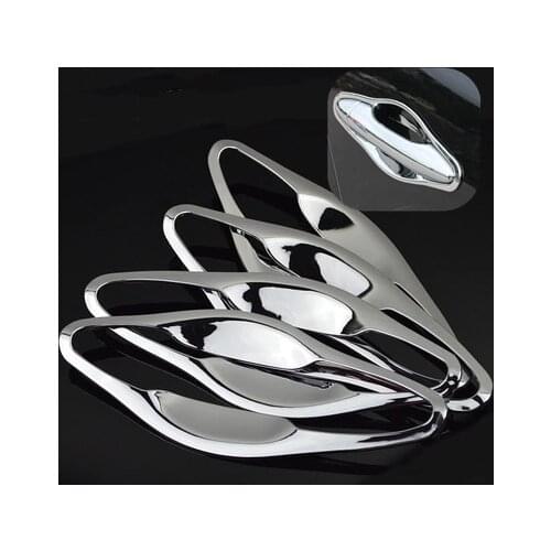 For Hyundai IX35 Tucson 2009 2010 2011 2012 2013 2014 New Chrome Car Door Handle Cup Bowl Cover Trim Free Shipping