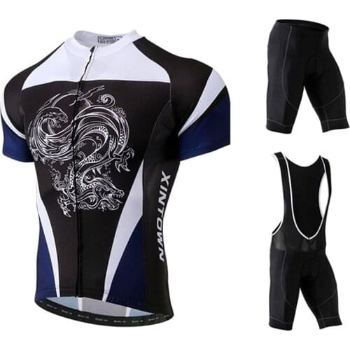 Dragon ProTeam Cycling Jersey Ropa Bicicleta Hombre Mens Cycling Shirts Bike Uniform Shirt Bicycle MTB Clothing Mallot Ciclismo
