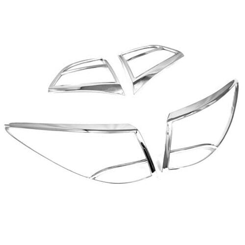 Chrome Styling Tail Light Trim for Hyundai ix35 Tucson 2010 Up