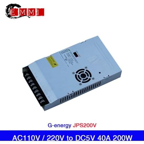LED Display Switching G-energy JPS200V 5V 40A 200W LED Screen Power Supply 220V AC Input Voltage