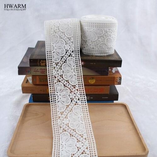 10.4cm lace fabric wedding decoration Garment decoration lace water-soluble curtain embroidery lacefabric DIY high-quality laces
