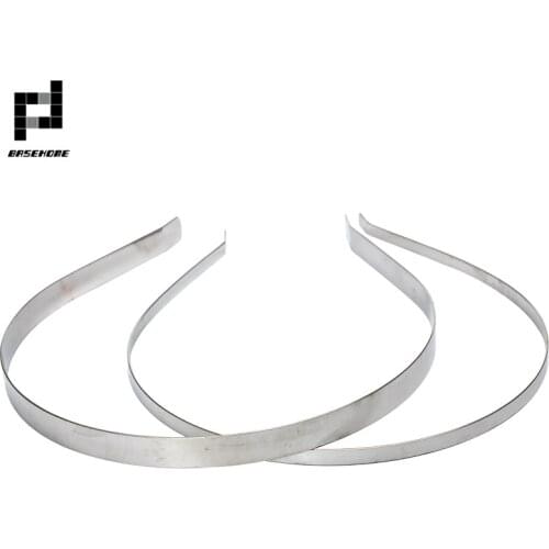 BASEHOME 5pcs/lot 5mm/10mm Width Head Bands Metal Hair Bands Hairwear Base Setting DIY Jewelry For Handmade