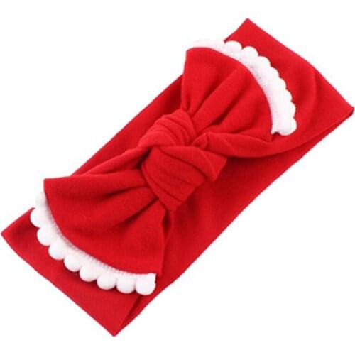 Fashion Little Girls Cotton Headband Ear Kids Bowknot Headband Headwear Girls Hair Accessories Newborn Cotton Headband Headwrap