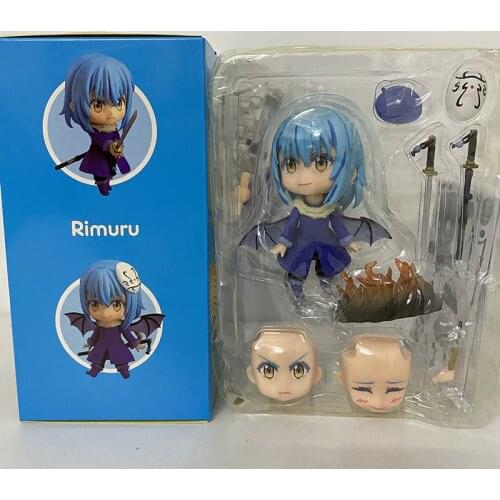 That Time Anime I Got Reincarnated as a Slime Rimuru Tempest PVC Action Figure Model Toys Children Lovely Collectible Doll 10cm