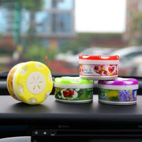Cleaning Air Incense Deodorization Fragrant Paste Box Car Air Freshener Vent Aromatic Cream Diffuser Bathroom Solid Perfume Chj0