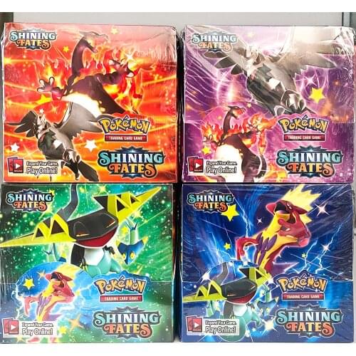 Pokemon SHINING FATES English French Spanish Trading Card Game Sword Shield Collection Vmax Card Battle Styles 360 pcs/set Cards