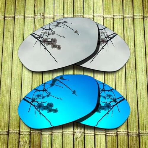 Polarized Replacement Lense For-Oakley Twenty 2012 Sunglasses Frame - Chrome & Blue Combine Options