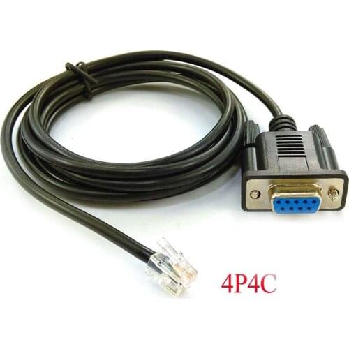 Db9 rs232 to rj11 serial cable for pc connect celestron nexstar eq6 hand control cable handcontroller serial