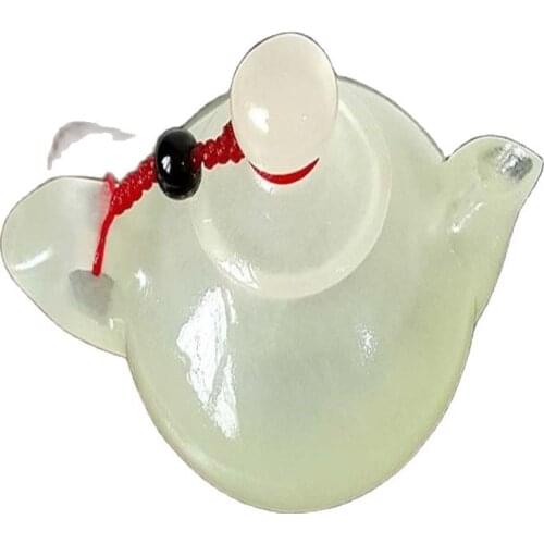 Ice planting Afghan silk jade small wine pot small teapot handle piece taste pot handle pot