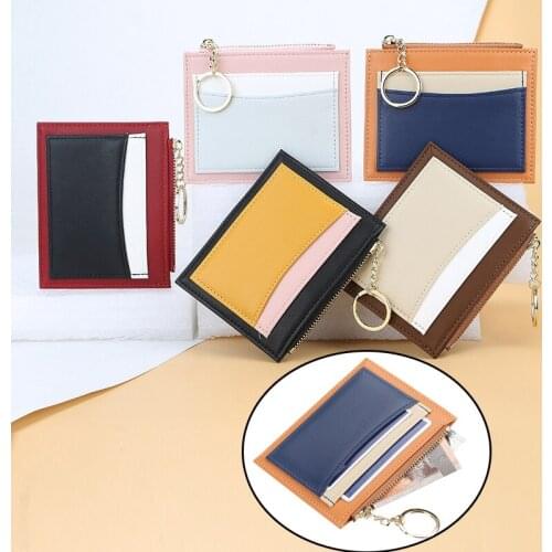 Super Slim Soft Wallet Pu Leather Mini Credit Card Wallet Purse Card Holders Men Women Wallet Thin Small
