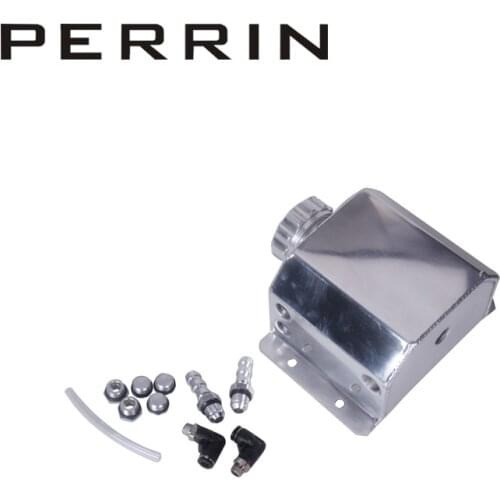 Universal 1L Aluminum Oil Catch Can Tank Reservoir with Drain Plug Racing Oil Catch Tank