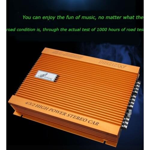Class A/B high power 4 channel car audio power amplifier car audio DIY amplifier 200Wx2