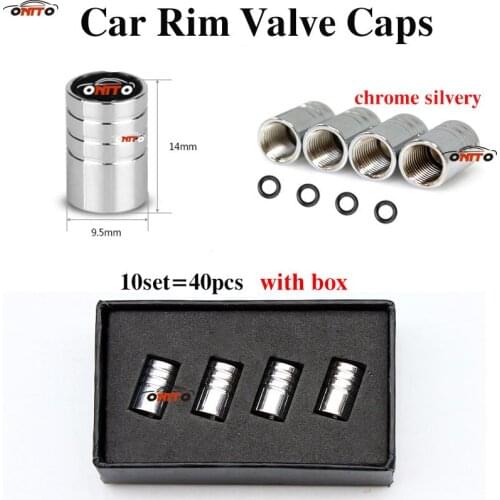 100% NEW 10set 40pcs Wheel Rim Valve Cap Covers With Box For Mito 147 156 159 166 for IX20 IX30 IX35 I40 for A1 A2 A3 A4