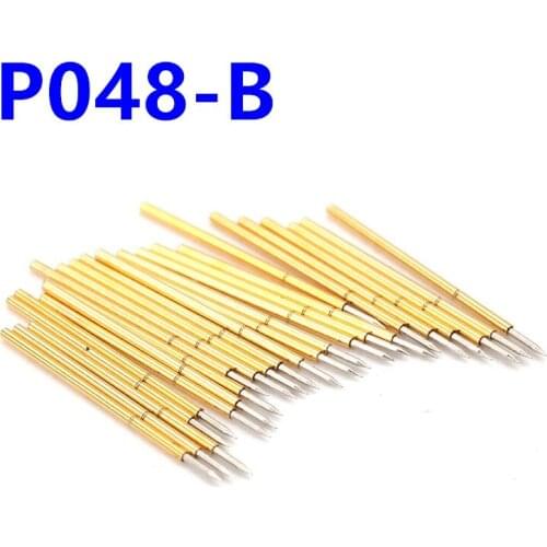 P048-B New Durable Test Needle Sleeve Probe Sleeve Length 12.5mm Needle Spring 100 / Pack Convenient Safety Test Needle Probe