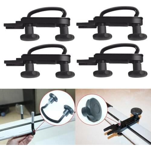 4pc/set Car Roof Box U-bolts Clamps Universal Roof Box Car Van Mounting Fitting Kit Van U-Bolts Clamps Luggage Accessories