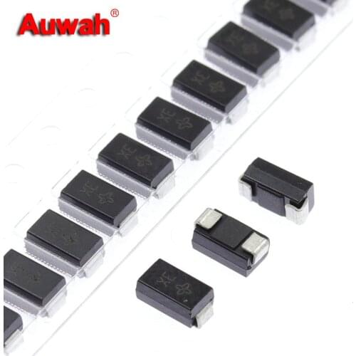 50pcs SMD Transient voltage suppression diode SMAJ40CA SMAJ43CA SMAJ45CA SMAJ48CA SMAJ51CA SMA DO-214AC TVS 400W Bidirectonal