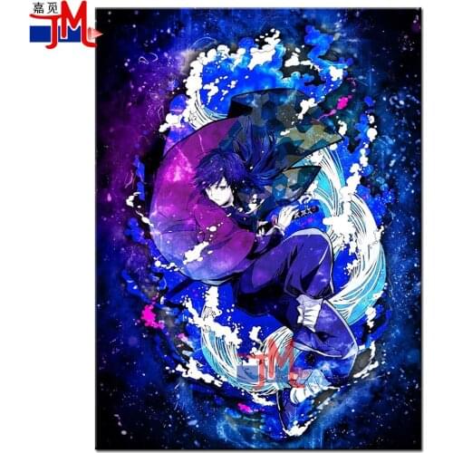 Full Square Drill Demon Slayer Diamond 5D Embroidery Painting Japanese Anime Cross Stitch Mosaic Picture Wall Art Child Decor
