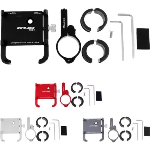 Aluminum Alloy Motorcycle MTB Mountain Rode Bike Handlebar Mount Holder for Cell Phone GPS Cycling Accessories