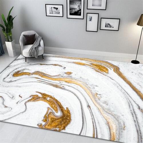White Marble Bedroom Rugs Coffee Table Large Carpet Simple Living Room Rug Modern Floor Mat Decoration Carpet For Hallway