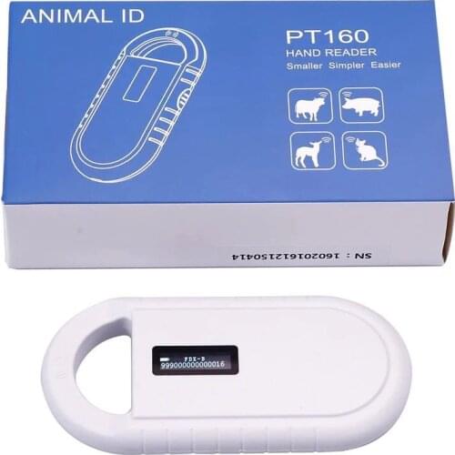 Free shipping shFDX-B/A animal tag Microchip reader ISO chip pet dog cat scanner 134.2khz for rfid glass tag/rabbit ear tag