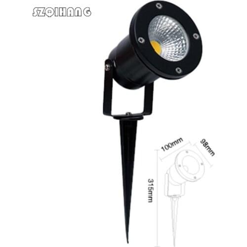 Free Shipping LED Lawn Lamps Landscape Light 15W 110V 220V 12V Waterproof Outdoor Garden Light Warm White Spike LED Path Lights