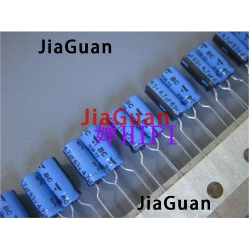 20PCS NEW VISHAY BC KO038 63V4.7UF 5X11MM electrolytic capacitor KO 038 4.7UF 63V 4.7uF/63V PH 63v 4.7uf