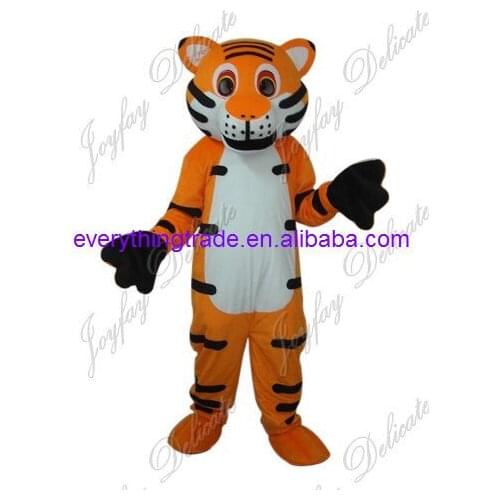 Hot selling Cute Adult cartoon character lovely tiger Mascot Costume fancy dress party costumes