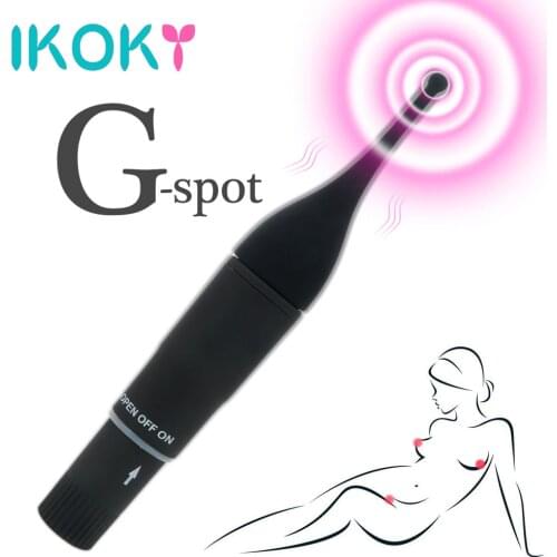 IKOKY Nipple Massager Lick Clitoris Vagina Stimulator Erotic G-Spot Vibrator Sex Toys for Women Orgasm Female Masturbation