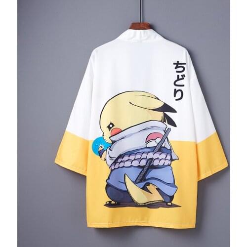 New Kimono Man Japanese Clothes Yukata Woman Samurai Costume Haori Obi Beach Male Kimono Cardigan Japanese Streetwear Jacket