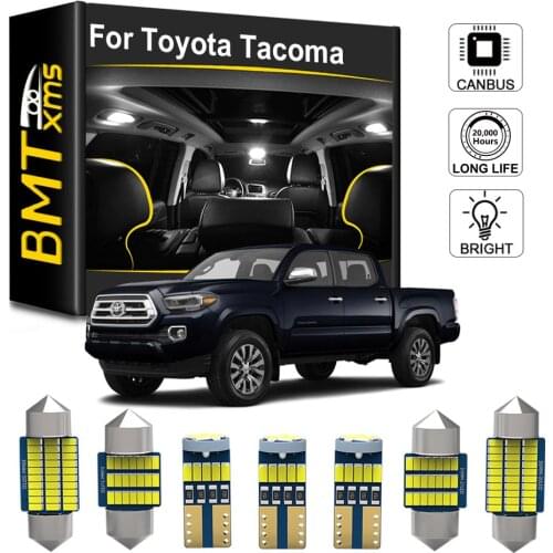 BMTxms For Toyota Tacoma 1995-2020 Canbus Auto LED Interior Map Dome Light License Plate Lamp Kit Car Accessories