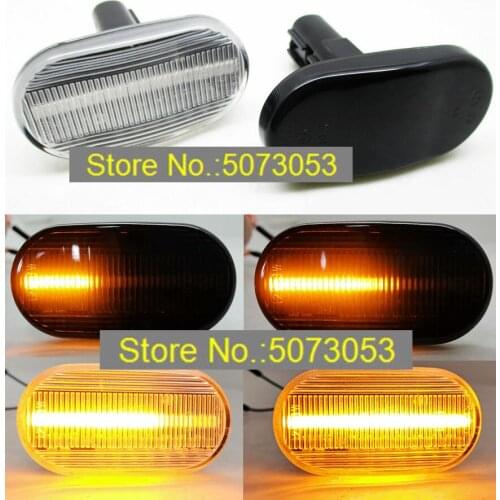 1PAIR Led Dynamic Side Marker Turn Signal Repeater Light Blinker For Mazda AZ Spiano HF21S Scrum truck Chevrolet Cruze HR52S