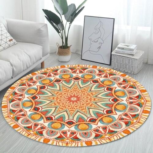 Simple Household Printing Pattern Carpet Childrens Play Mat Living Room Coffee Table Mat Bedroom Decoration Rug Non-slip Mat