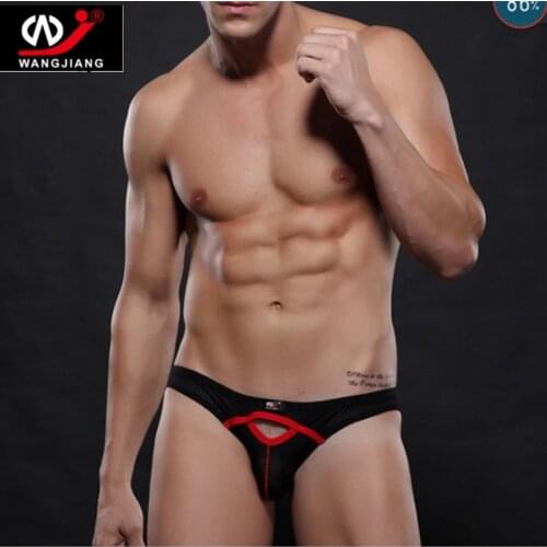 Brand Male Underwear Men Briefs New Arrivals Mens Sexy Underpants Low-waist High Fork Nylon Sexy Briefs For Man 2pcs/lot