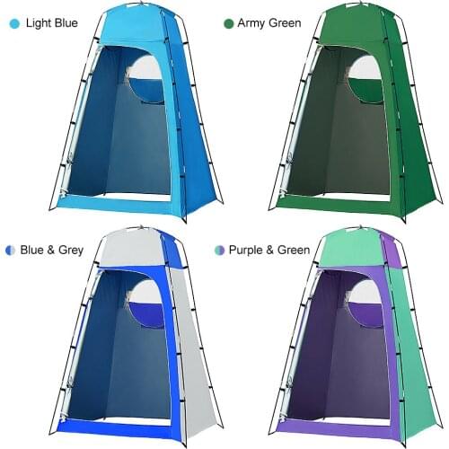 Outdoor Tent Privacy Shelter Tent Portable Outdoor Shower Toilet Changing Room Tent with Removable Bottom for Camping Beach