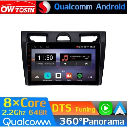 Qualcomm 8Core Android Car Media For Ford Fiesta Mk VI 5 Mk5 2002-2008 GPS HDMI 360 Panoramic Radio CarPlay DTS DSP 4G LTE WiFi