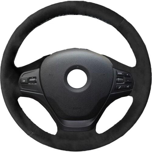 Alcantara Leather Suede Car Steering Wheel Cover for BMW F30 316i 320i 328i Car Accessories