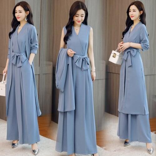 Womens Jumpsuits 2018 summer spring Sleeveless Jumpsuit Elegant New Women Deep V Neck Sleeveless High Waist Wide Leg Jumpsuit