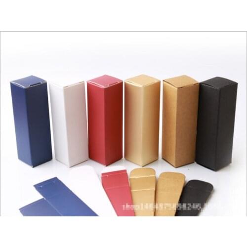 10pcs/lot 5G Lip Balm Tube Packaging Carton Box Lipstick Tubes Carton DIY Tool 25*25*85mm PJ15
