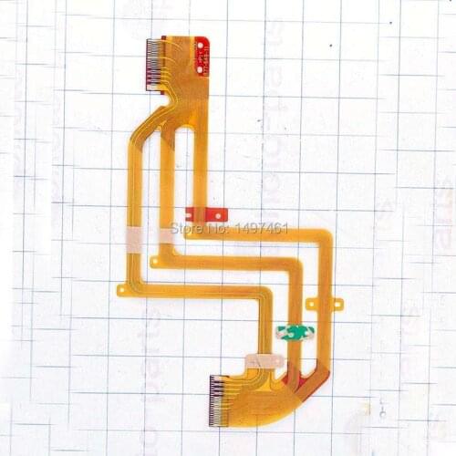 2PCS LCD hinge rotate shaft Flex Cable for Sony HDR-XR500E HDR-XR520E XR500 XR520 Video camera