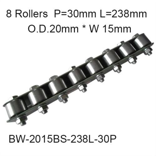 8pcs wheels 30mm Pitch * 238mm Long Skate Wheel Conveyor Wheel 20mm O.D.* 15mm Width Gravity Conveyor roller Capacity 30Kgf