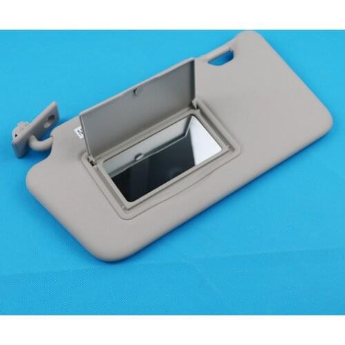96401-3AW1A Gray Left Side Front Sun Visor Panel With Makeup Mirror LHD For Nissan Sunny 2011-2014
