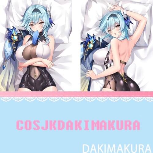 Anime Dakimakura Genshin Impact Eula Lawrence Female HD Print Pillowcase Otaku Body Hugging Pillow Case Cover Cushion Cosplay