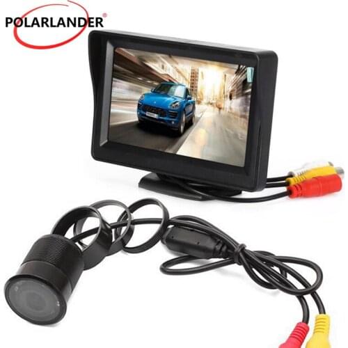 Car Monitor Pocket-sized TFT LCD Rearview Car Camera Video Transmitter & Receiver Kit 4.3 Inch Rear View Monitor