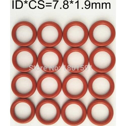 Free shipping 200pieces fuel injector upper oring 7.8*1.9mm rubber seals for toyota mazda repair kits ASNU17 (AY-O2002B)