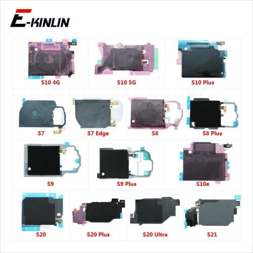 Wireless Charging Charger Receiver Coil NFC Compass Module Flex Cable For Samsung Galaxy S7 Edge S8 S9 S10 S20 Plus Ultra S10e
