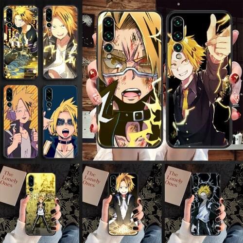 Denki Kaminari My Hero Academia Phone case For Huawei P Mate P10 P20 P30 P40 10 20 Smart Z Pro Lite 2019 black silicone prime 3D