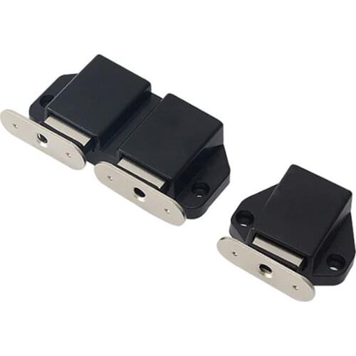 Double/Single Open Cabinet Catches Closet Door Catches Stopper Magnetic Push Damper Buffer Spring Catches Hinges For Bookcase