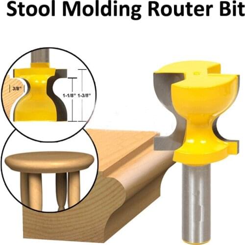 1/2" Shank Window Sill Door Pull Router Bit Straight Milling Cutter Wood Bits Cutting Woodworking